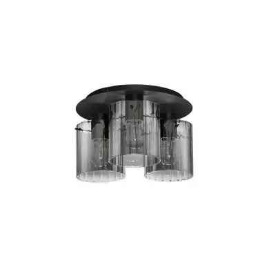 Plafonnier MIRBI 3X12W LED E27 Noir, fumé NOVA LUCE 9236203