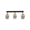 Plafonnier SIANNA 3X12W LED E27 Noir, or, fumé  9236388