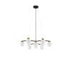 Suspension OVALINO 10X5W LED G9 Or satiné, noir, blanc  9620161