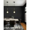 Suspension SAVOY 5W LED G9 Or satiné, noir, blanc  9620157