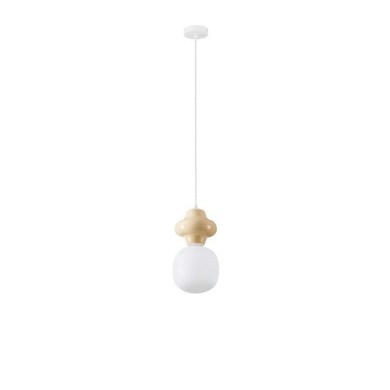 Suspension CLIO 5W LED E14 Jaune, blanc H198  9009106