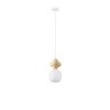 Suspension CLIO 5W LED E14 Jaune, blanc H198  9009106