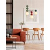 Suspension CLIO 5W LED E14 Rouge, blanc  9009111