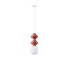 Suspension CLIO 5W LED E14 Rouge, blanc  9009111
