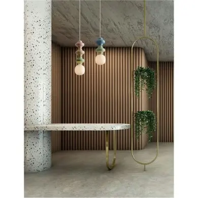 Suspension CLIO 5W LED E14 Vert, bleu NOVA LUCE 9009116