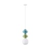 Suspension CLIO 5W LED E14 Vert, bleu  9009116