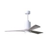 Ventilateur Plafond Silencieux Patricia 132cm Blanc Bois Vieilli ATLAS FAN PA3-WH-BW-52