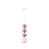 Suspension CLIO 5W LED E14 Rose, blanc H240  9009121
