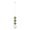 Suspension CLIO 5W LED E14 Vert, blanc H240  9009122