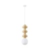 Suspension CLIO 5W LED E14 Jaune, blanc H240  9009123