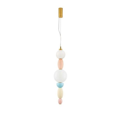 Suspension OBRIE 23W LED Or, bleu, violet, blanc  9009153