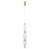 Suspension OBRIE 27W LED Or brossé, orange, bleu, blanc  9009154