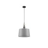 Suspension DAMO 12W LED E27 Gris, marron H150  9009149