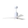 Ventilateur plafond blanc Patricia 132cm avec lumière ATLAS FAN PA3-WH-MWH-52