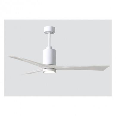 Ventilateur Plafond avec lampe Patricia 152cm Blanc ATLAS FAN PA3-WH-MWH-60