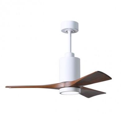 Ventilateur Plafond Design Patricia 106cm Blanc Noyer ATLAS FAN PA3-WH-WA-42