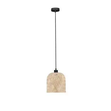 Suspension INTRA 12W LED E27 Naturel, noir NOVA LUCE 9001089