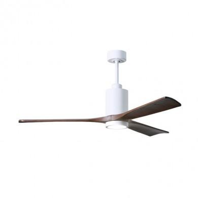 Ventilateur plafond télécommande Patricia 152cm Blanc Noyer ATLAS FAN PA3-WH-WA-60