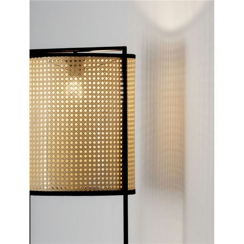 Lampadaire ERTO 12W LED E27 Naturel, noir  9001119