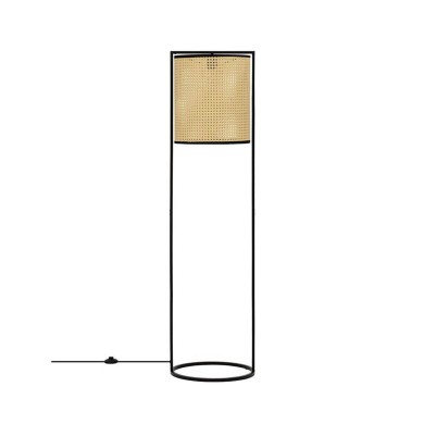 Lampadaire ERTO 12W LED E27 Naturel, noir  9001119
