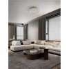 Plafonnier FIGIN 40W LED Or  9248179