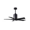 Ventilateur Plafond avec lumiere Patricia 106cm Noir ATLAS FAN PA5-BK-BK-42