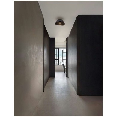 Plafonnier OPSI 12W LED E27 Noir H15  9695307