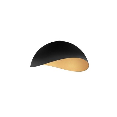Plafonnier OPSI 12W LED E27 Noir, or H24  9695297