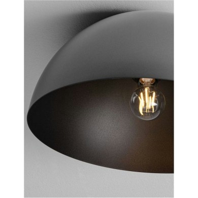 Plafonnier GEA 12W LED E27 Noir D40  9695313