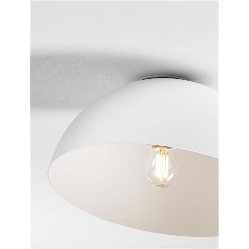 Plafonnier GEA 12W LED E27 Blanc H19 NL_9695315 9695315 Plafonnier GEA 12W LED E27 Blanc H19 9695315