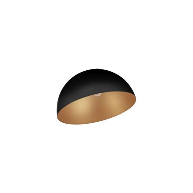 Plafonnier GEA 12W LED E27 Noir, or D50  9695308