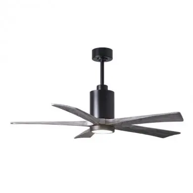 Ventilateur Plafond avec Lumière Patricia 132cm Bois Vieilli MAT_PA5-BK-BW-52 PA5-BK-BW-52 Ventilateur Plafond avec Lumière Patricia 132cm Bois Vieilli ATLAS FAN PA5-BK-BW-52