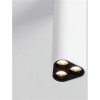 Plafonnier ETHO 6W LED Blanc, noir H15  9695102