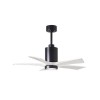 Ventilateur Plafonnier avec lumiere Patricia 106cm Noir Blanc ATLAS FAN PA5-BK-MWH-42