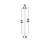Plafonnier STILVI 4W LED Blanc H64  9232148