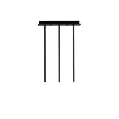 Plafonnier STILVI 8W LED Noir NOVA LUCE 9232154