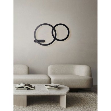 Applique LYB 27W LED Noir  9980579
