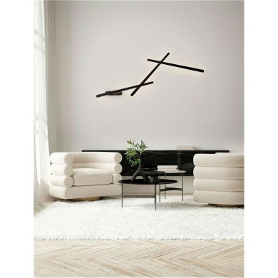 Applique LYB 19W LED Noir Double attache  9980581