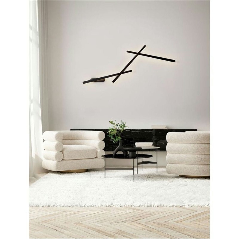 Applique LYB 19W LED Noir Double attache  9980581