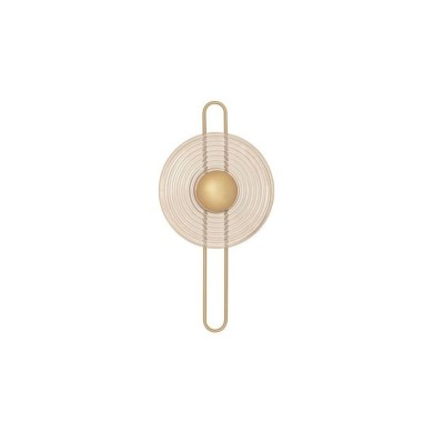 Applique NOUS 9W LED Or brossé, ambre  9236397