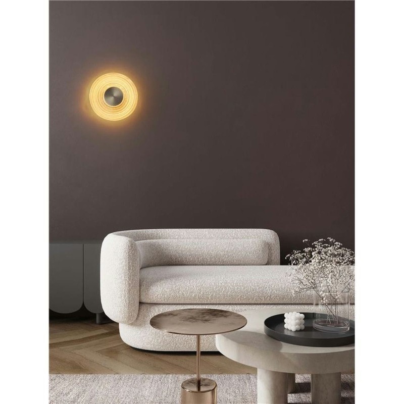 Applique NOUS 8W LED Or brossé, ambre  9236398