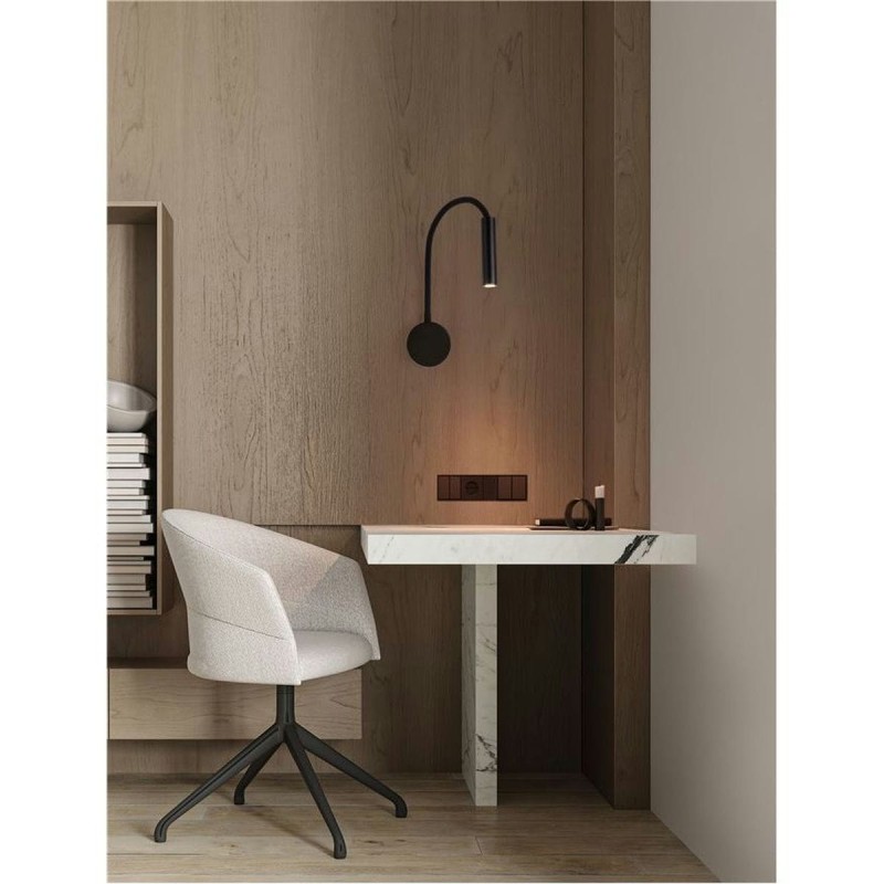 Applique Salle de bain SONICA 6W LED Noir NL_9701620 9701620 Applique Salle de bain SONICA 6W LED Noir 9701620