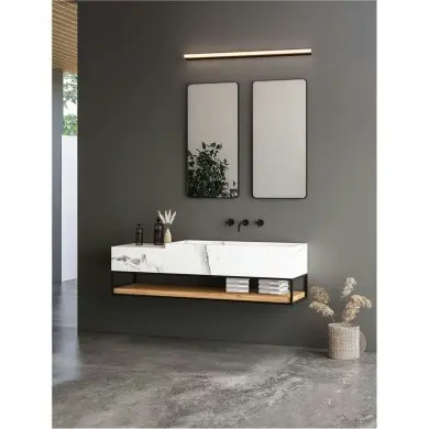 Applique Salle de bain ENDO 26W LED Noir NOVA LUCE 9002054