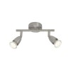 Plafonnier AMALFI LED 2x3W GU10 ACIER BRILLIANT G21513/13