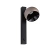 Applique LUSA 10W LED Or champagne, noir  9088120
