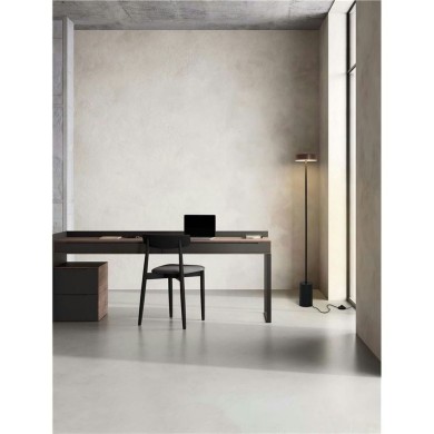 Lampadaire THEA 17W LED Blanc, or  9695294