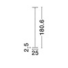 Lampadaire SINKRO 30W LED Blanc H180,6  9002082