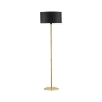 Lampadaire SIBNIA 12W LED E27 Noir, or  9695333