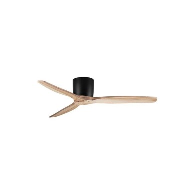 Ventilateur NINEMIA -W - Noir, bois naturel  9952370