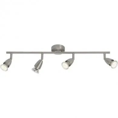 Plafonnier AMALFI  4x3W Led Acier BRILLIANT G21532/13